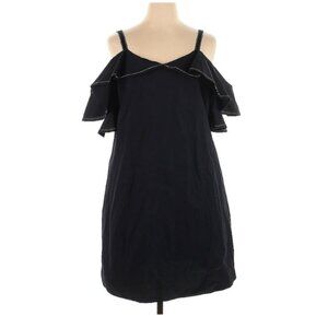 Gibson Latimer NWT off the shoulder ruffle top pocket dress w/ ribbon trim XXL